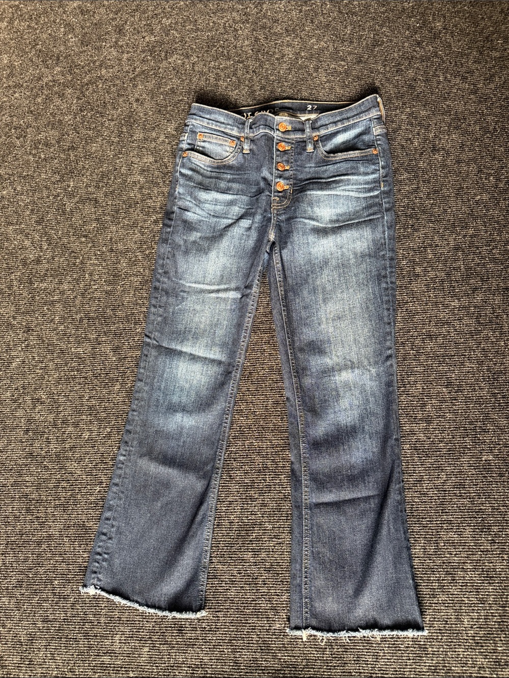 J Crew Demi Boot Crop Jeans, Size 27